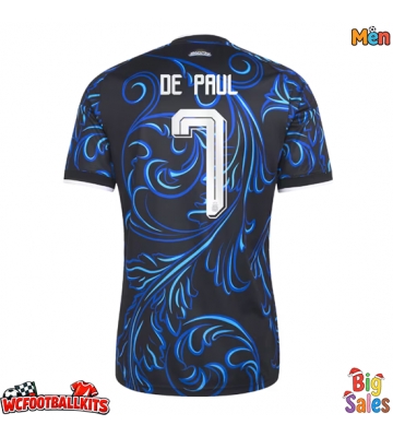 Argentina Rodrigo De Paul #7 Replica Away Stadium Shirt World Cup 2026 Short Sleeve